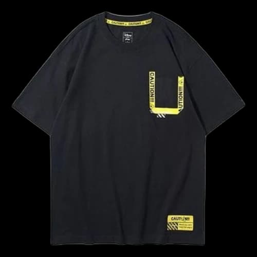 Li-Ning x Disney Crossover Short Sleeve Loose Tee 'Black Yellow'