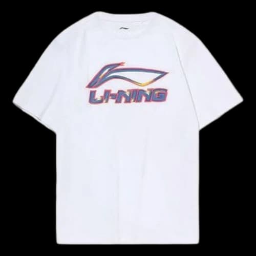 Li-Ning Logo Alphabet Contrasting Colors Casual Tee 'White'