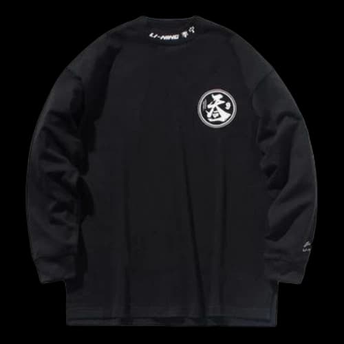 Li-Ning New York Fashion Week Series Loose Long Sleeves 'Black'
