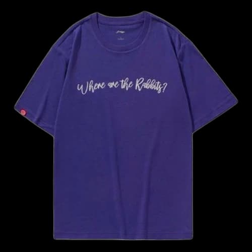 Li-Ning CF Series Printing Short Sleeve Unisex Purple