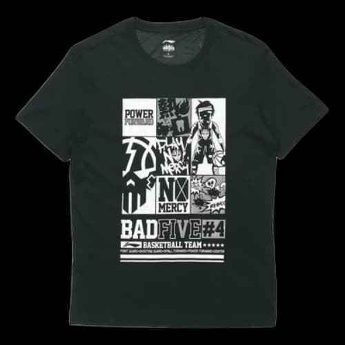 Li-Ning BadFive Graphic T-shirt 'Black'