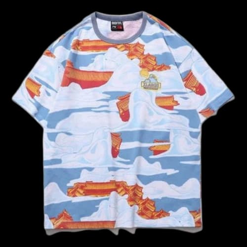 Li-Ning BADFIVExXLARGE Crossover Short Sleeve Tee 'Blue'