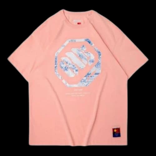 Li-Ning BadFive Graphic Loose Fit T-shirt 'Pink'