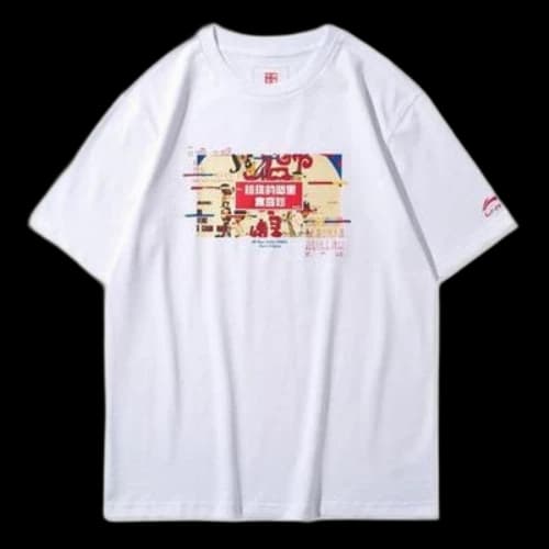 Li-Ning Paris Fashion Week SS20 Series Tee 'White Red'