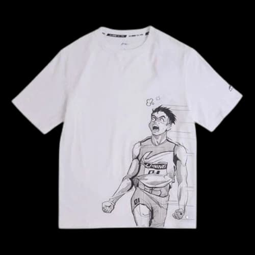 Li-Ning Comic Graphic T-shirt 'White'