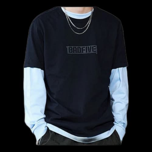 Li-Ning BADFIVE Basketball Series Alphabet Printing Round Neck Short Sleeve Black