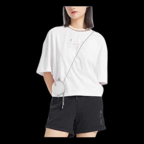 Li-Ning Sports Fashion Series Loose Sleeve Tee 'White' (Women's)