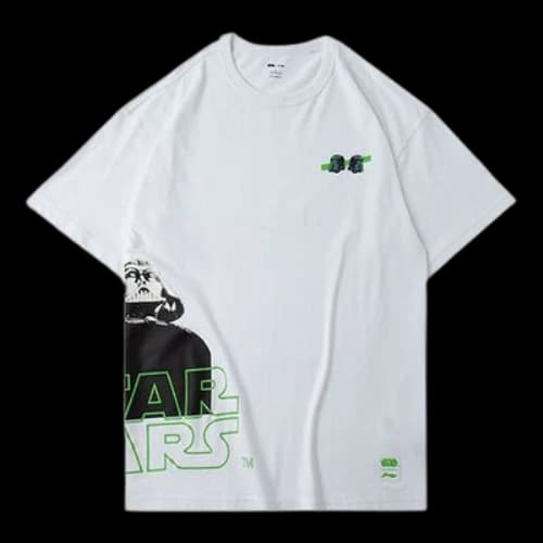 Li-Ning x Star War Crossover Loose Short Sleeve White