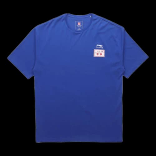 Li-Ning Paris fashion week SS20 Series Loose Round Neck Short Sleeve Navy Blue
