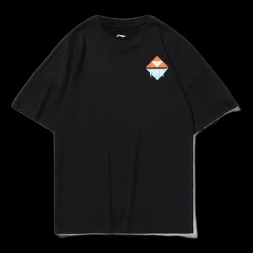 Li-Ning Counterflow Graphic T-shirt 'Black'