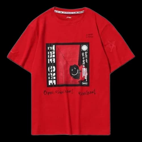 Li-Ning CF Earth Short Sleeve Couple Style Chicago Bulls 'Red'