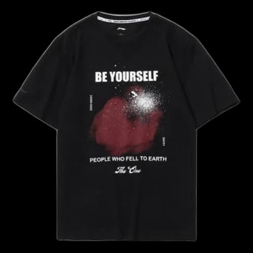 Li-Ning CF Short Sleeve Unisex Black