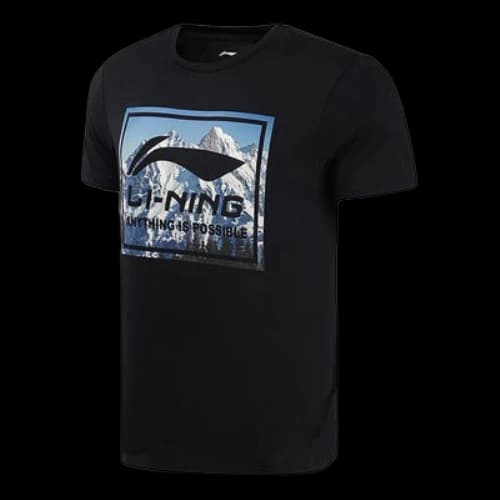 Li-Ning Big Logo Graphic T-shirt 'Black'
