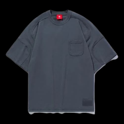 Li-Ning BADFIVE Loose Short Sleeve Gray