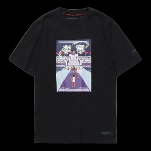 Li-Ning Casual Sports Printing Short Sleeve 'Black'