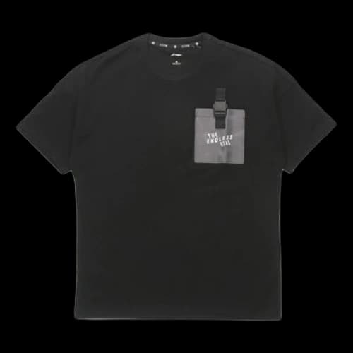 Li-Ning CF Series x Dunhuang Museum . Transparent Pocket Short Sleeve Black