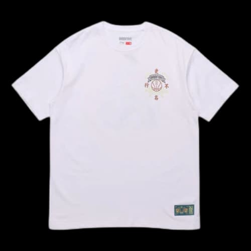 Li-Ning BADFIVE Basketball Series Printing Sports Short Sleeve 'White'