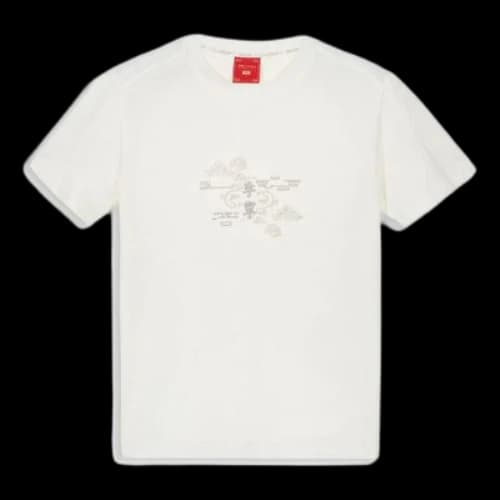 Li-Ning x Crossover Embroidered Short Sleeve Couple Style White