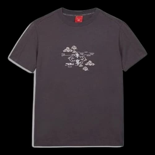 Li-Ning x Crossover Embroidered Short Sleeve Couple Style 'Black'