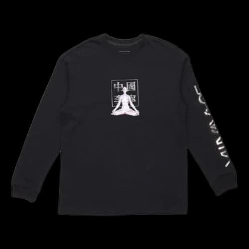 Li-Ning x Hajime Sorayama Graphic Long Sleeve T-shirt 'Black'