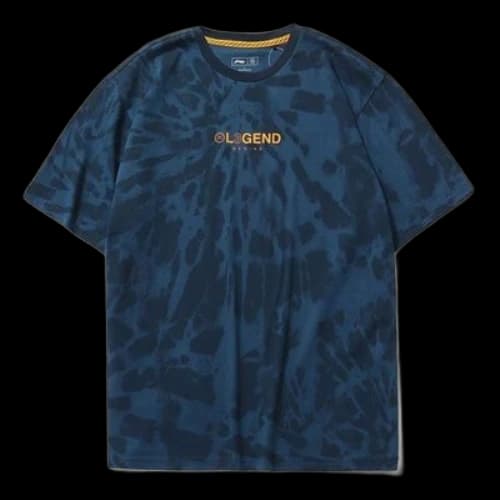 Li-Ning Way Of Wade Tie Dye Logo T-shirt 'Dark Blue'