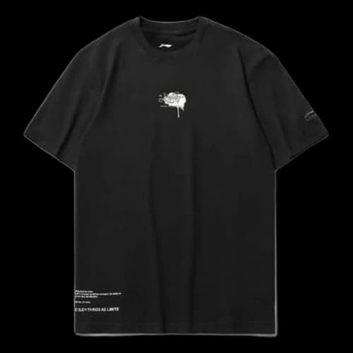 Li-Ning Skateboard Logo Short Sleeve T-shirt 'Black'