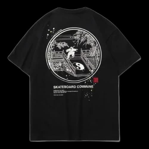 Li-Ning Skateboard Graphic T-shirt 'Black'