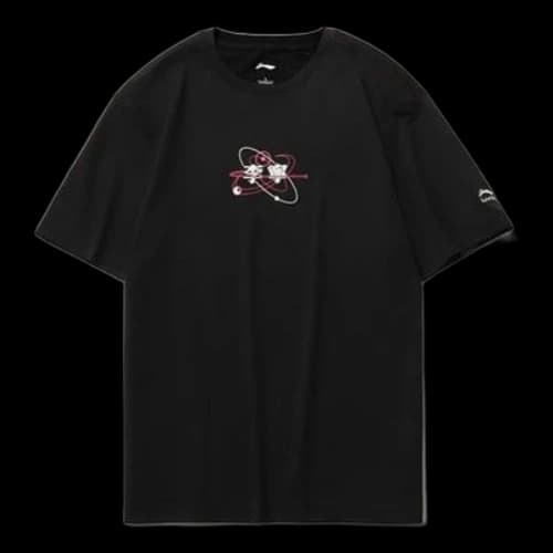Li-Ning Graphic Loose Fit Short Sleeve T-shirt 'Black'