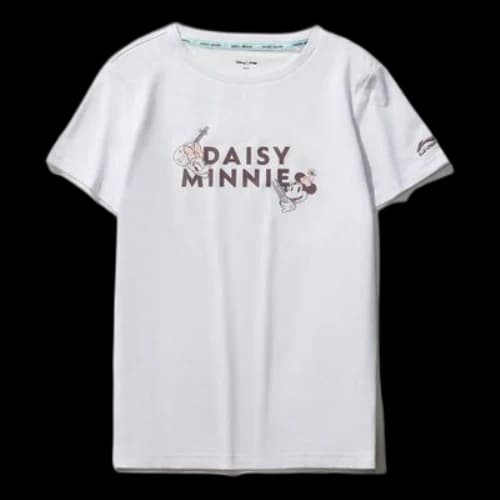 Li-Ning x Disney Crossover Sports Fashion Tee 'White' (Women's)