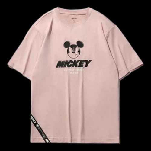 Li-Ning x Disney Crossover Sports Fashion Series Cartoon Printing Tee 'Pink'