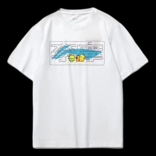 Li-Ning Cartoon Graphic Loose Fit T-shirt 'White'