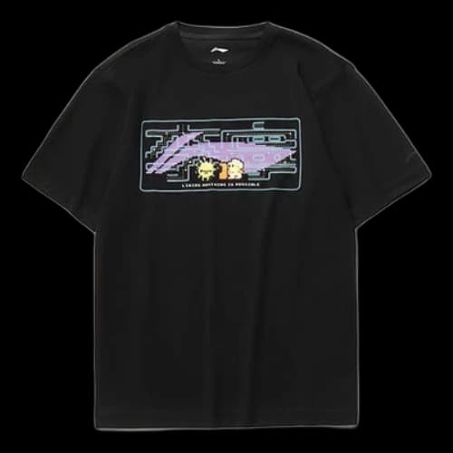 Li-Ning Big Logo Graphic T-shirt 'Black'