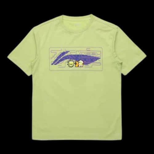 Li-Ning Big Logo Graphic T-shirt 'Green'
