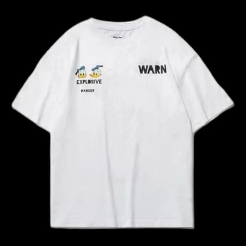 Li-Ning x Disney Crossover Sports Round Neck T-Shirt 'White' (Women's)