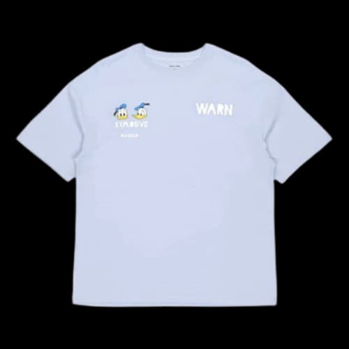 Li-Ning x Disney Crossover Sports Round Neck T-Shirt 'Blue' (Women's)