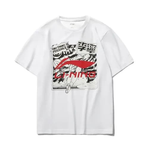 Li-Ning Graphic Loose Fit T-shirt 'White'