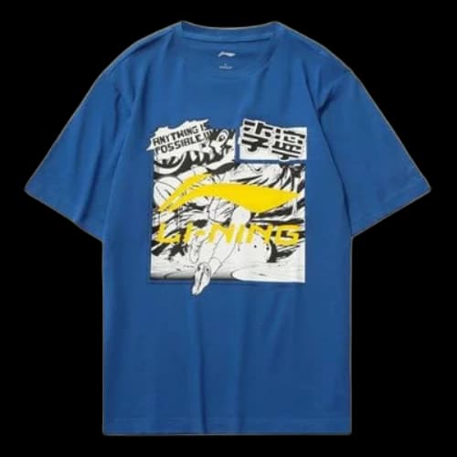 Li-Ning Graphic Loose Fit T-shirt 'Blue'