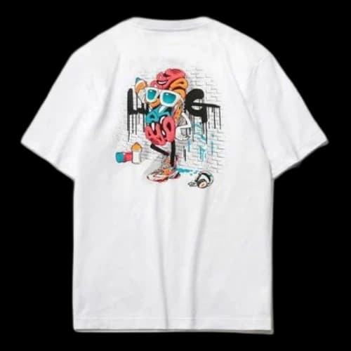 Li-Ning Graphic Loose Fit T-shirt 'White'