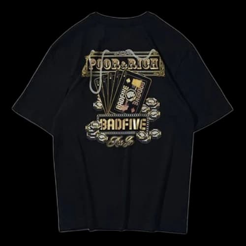 Li-Ning BadFive Graphic Loose Fit T-shirt 'Black'