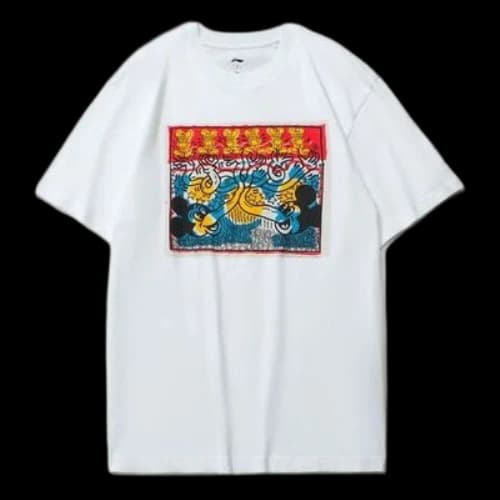 Li-Ning x Disney Mickey x Keith Haring Tee 'White'