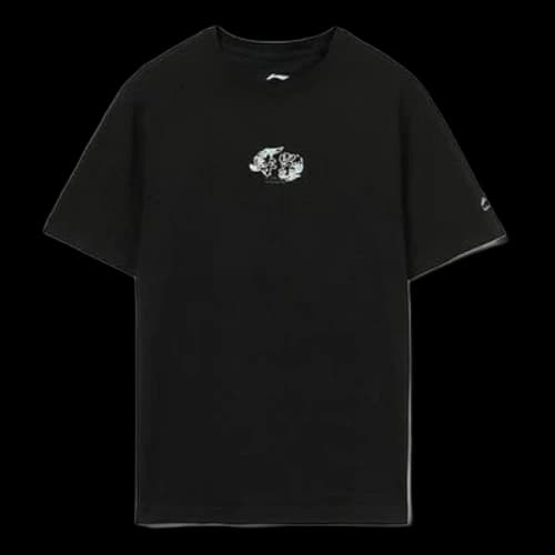 Li-Ning Small Graphic T-shirt 'Black'