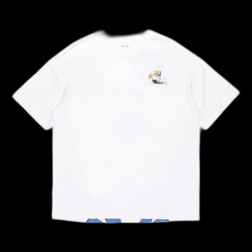 Li-Ning x Disney Crossover Sports Fashion Series Cartoon Printing Tee 'White Blue' (Women's)