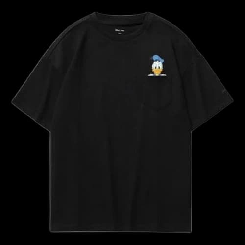 Li-Ning x Disney Crossover Donald Duck Tee 'Black Blue' (Women's)