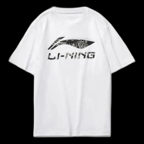 Li-Ning Big Graphic Loose Fit T-shirt 'White'