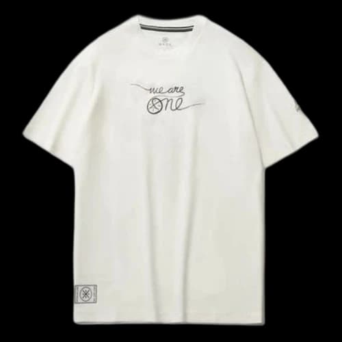 Li-Ning x DFT Way Of Wade Graphic T-shirt 'White Black'