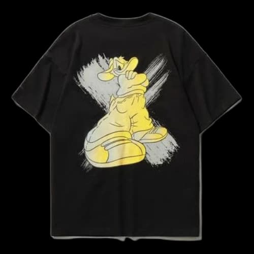 Li-Ning x Disney Crossover Sports Fashion Cartoon PrintingTee 'Black Yellow' (Women's)