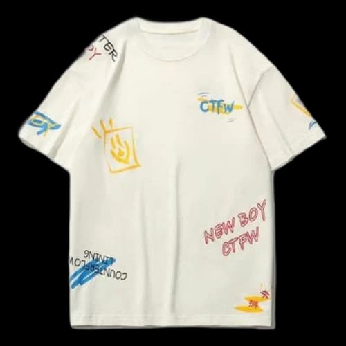 Li-Ning Cheng Feng Sports Fashion Series Subject Printing Tee 'White Multi'