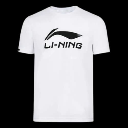 Li-Ning Badminton Big Graphic T-shirt 'White Black'