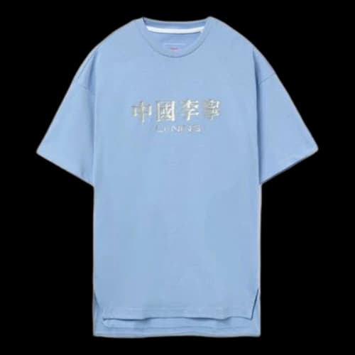 Li-Ning Crew Neck Tee 'Blue'