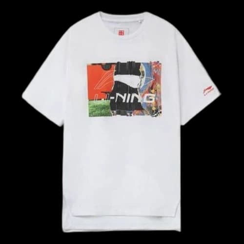 Li-Ning Graphic Loose Fit T-shirt 'White'